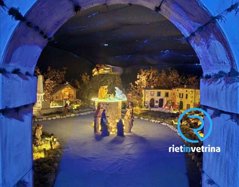 Grande successo l’inaugurazione del Presepe Monumentale di Borbona – LE FOTO