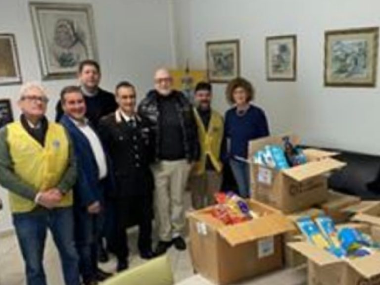 Il Lions Club Rieti Varrone in campo per la distribuzione di generi alimentari e di necessità