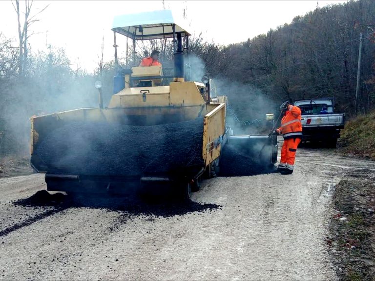 Concluso intervento sulla Strada Provinciale 39 Scandriglia-Orvinio