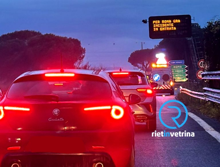 Grave incidente in autostrada, bloccata zona Fiano Romano: mattinata di disagi per i pendolari reatini