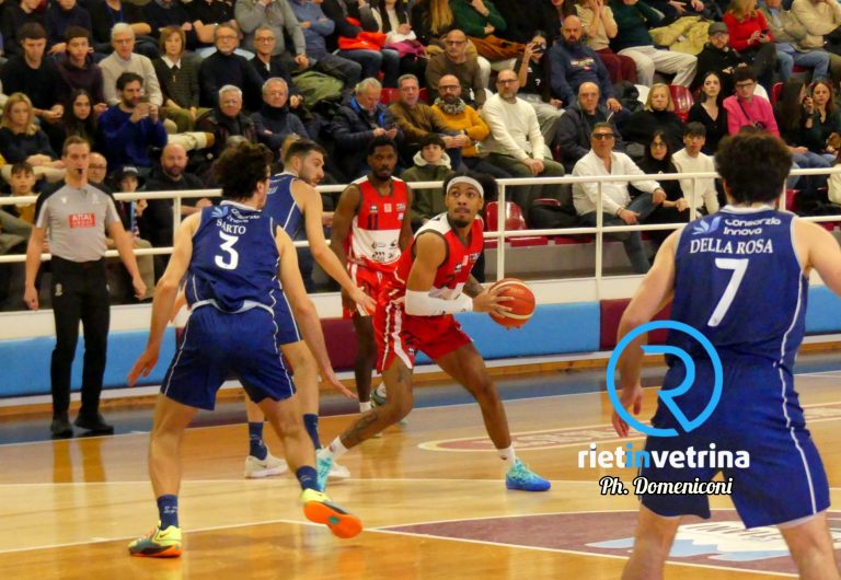 La Sebastiani Rieti batte le aquile e si porta a casa i due punti