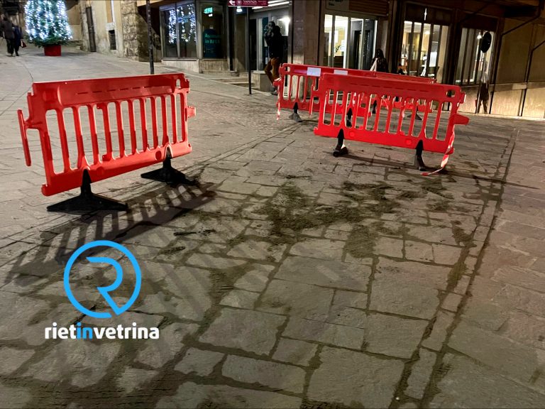 Dopo l’articolo pubblicato da Rietinvetrina riparate le piastrelle staccatesi in via Cintia dopo due giorni dall’apertura alla cittadinanza