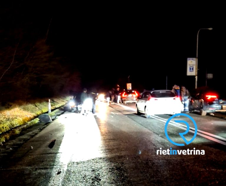 Salaria per Roma ancora teatro di un incidente: 3 le auto coinvolte