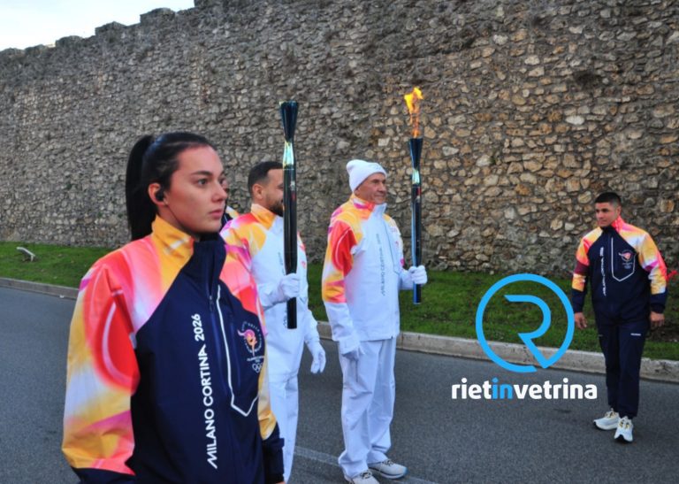 ►VIDEO – Rieti accoglie il Viaggio della Fiamma Olimpica Milano Cortina 2026 #FiaccolaOlimpica
