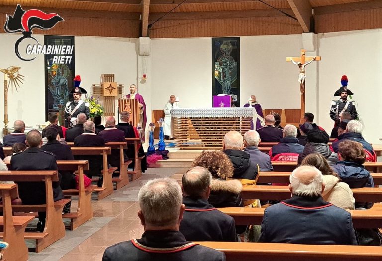 L’Arma Carabinieri di Rieti celebra il Precetto di Natale nella parrocchia di Micioccoli