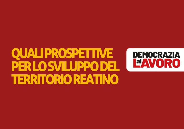 Il 9 dicembre a Rieti convegno CGIL: “La legge di Bilancio penalizza il nostro territorio”