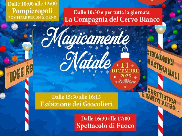 Conclusa la quarta edizione di “Magicamente Natale” a Santa Lucia di Fiamignano