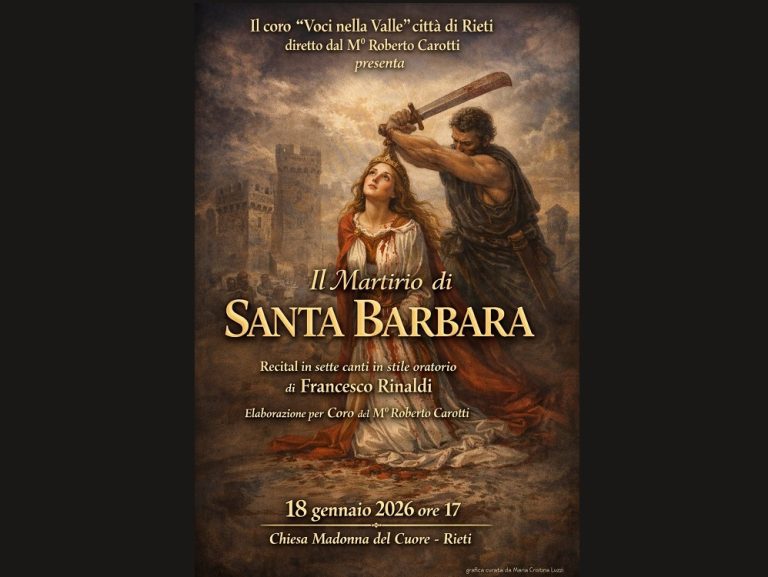 Nella Chiesa di Madonna del Cuore il recital “Il Martirio di Santa Barbara”