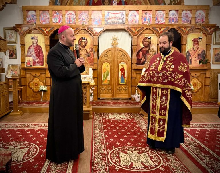 “Camminare verso l’unità”. L’augurio del vescovo Piccinonna durante i Vespri nella Chiesa Ortodossa Romena di Rieti