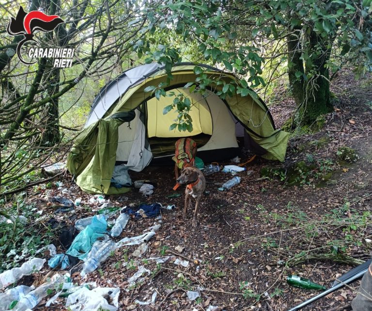 Blitz nei boschi di Belmonte e Monteleone Sabino. Carabinieri arrestato tre extracomunitari e sequestrano