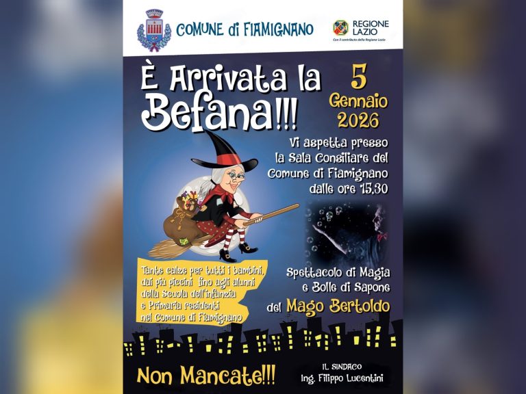 La Befana arriva a Fiamignano