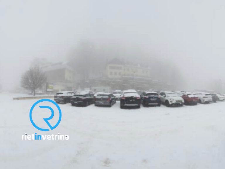 In corso importante nevicata sul Monte Terminillo