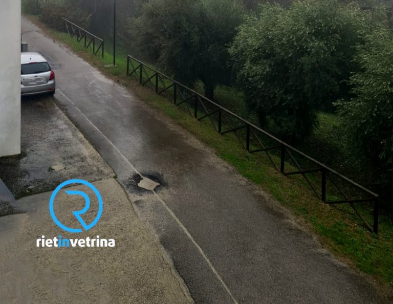 Maltempo, strade della Sabina sotto pressione: buche e asfalto sgretolato