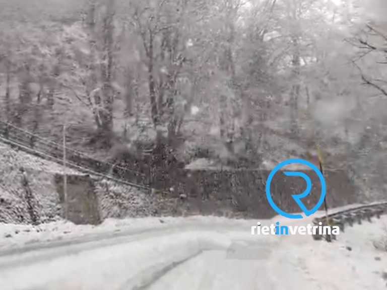 Nevica sul Terminillo. Quota neve in abbassamento: probabile anche in città