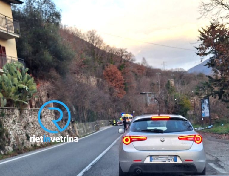 Scontro frontale sulla Salaria per L’Aquila