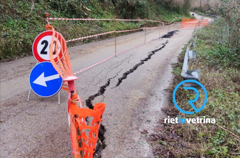 Pericolosa frana rischia di isolare Girgenti e Vallececa – LE FOTO