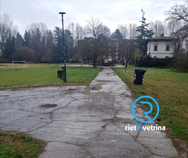 “Grazie Rietinvetrina”. Dopo la pubblicazione ripulito il Parcone vandalizzato