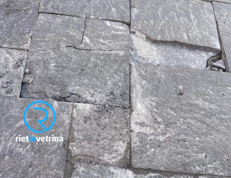 SEI TU IL REPORTER di Rietinvetrina – Paolo: “Le piastrelle di via Cintia fronte INPS si sono già spaccate e in alcuni punti frantumate”