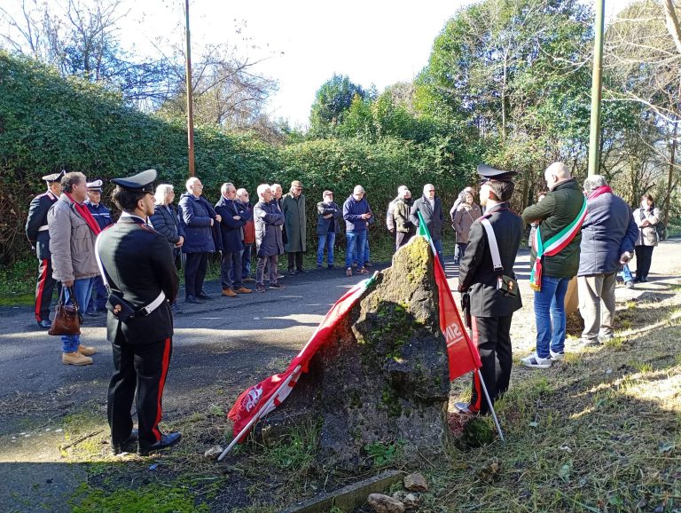 SPI CGIL Lega Sabina Salario presente alla commemorazione delle vittime della Shoah nel campo di concentramento di Granica di Castelnuovo di Farfa