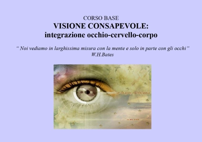 A Rieti arriva una conferenza dedicata a chi è interessato ai metodi naturali per il miglioramento della vista