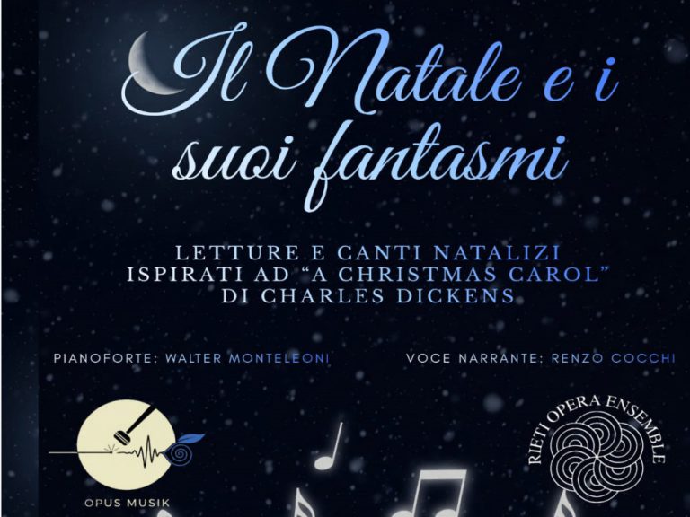 Rieti Opera Ensamble il 4 gennaio a Morro con “Il Natale ed i suoi fantasmi”