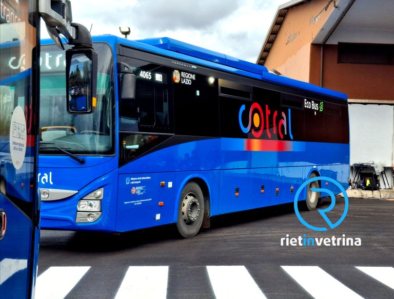 TPL, dalla Regione Lazio 3,1 milioni di euro per il Reatino