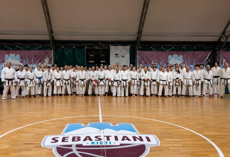 Karate, Rieti ha ospitato il maestro Silvio Campari