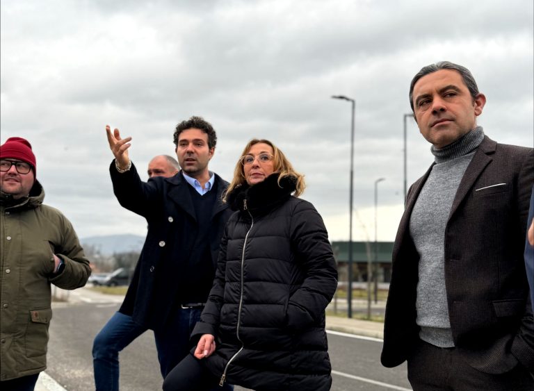 Sopralluogo con ANAS per attraversamento pedonale della Salaria. Cuneo: “Azione amministrativa che porta risultati” 