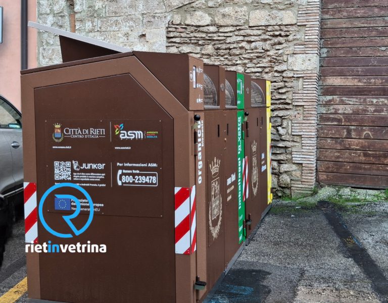 Rieti, Raccolta Differenziata in centro storico: progetto pilota al via dal 16 febbraio