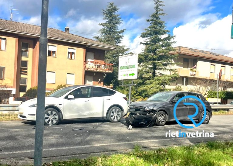 Secondo incidente sulla Terminillese: traffico a rilento