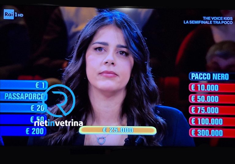 Guendalina Bianchetti vince 15.000 euro ad Affari Tuoi su RAI 1