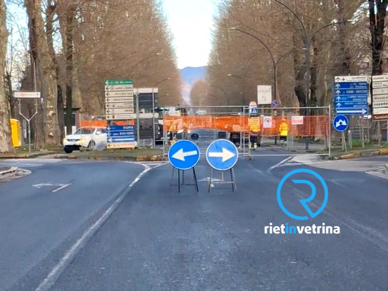 Per lavori su metanodotto chiuso viale Maraini