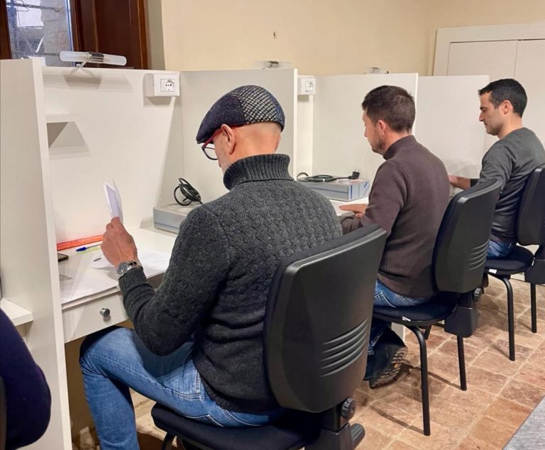 I futuri assaggiatori di olio debuttano nella Sala Panel di Castelnuovo di Farfa