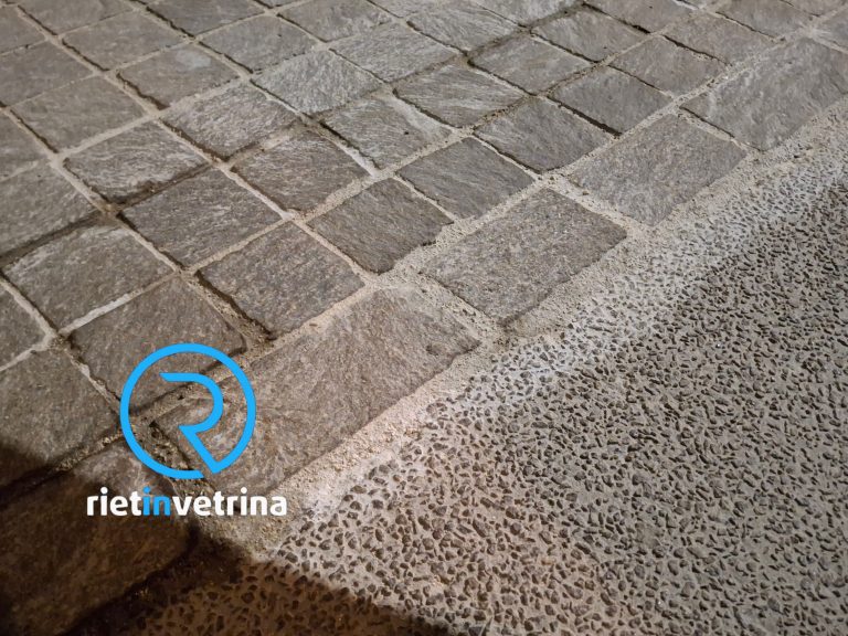 Ripristinata la pavimentazione rotta di via Varrone segnalata su Rietinvetrina