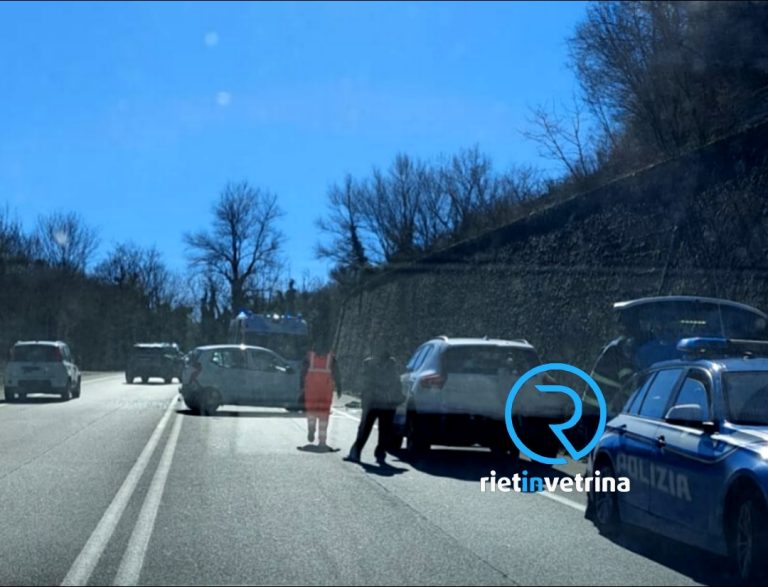 Incidente stradale sulla Salaria per Roma