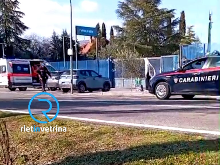 Incidente stradale sulla Ternana nel territorio di Passo Corese: un ferito trasferito al de Lellis di Rieti