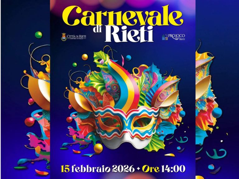 Domenica 15 febbraio si festeggia il Carnevale di Rieti