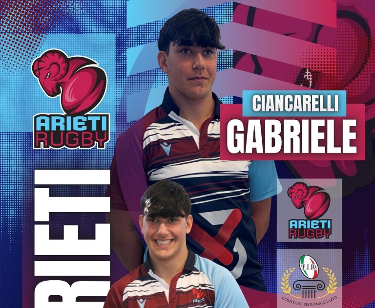 Rugby, il talento reatino Gabriele Ciancarelli protagonista nella partita tra le selezioni Under 16 di Lazio e Friuli Venezia Giulia