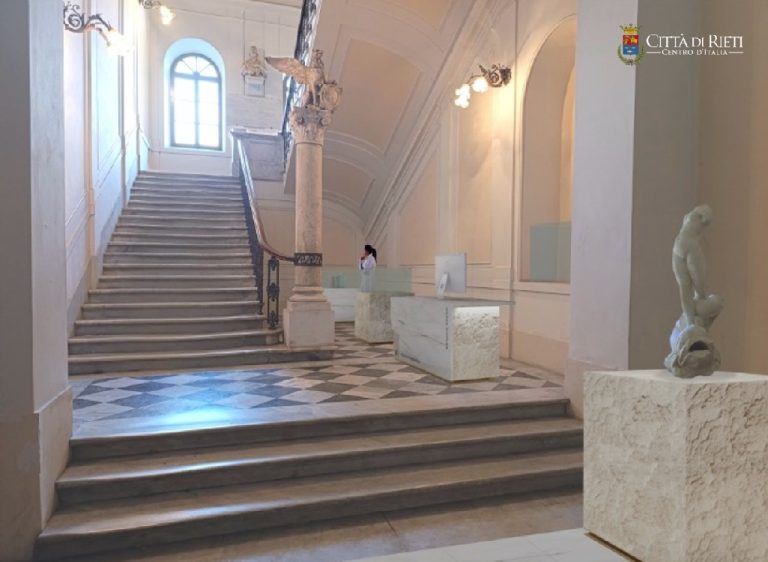 Museo Diffuso, al via i lavori all’ingresso del Palazzo Comunale di Rieti (piano nobile)