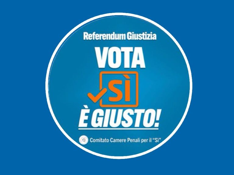 Referendum, la Camera Penale di Rieti aderente al Comitato per il Sì organizza incontro aperto ai cittadini