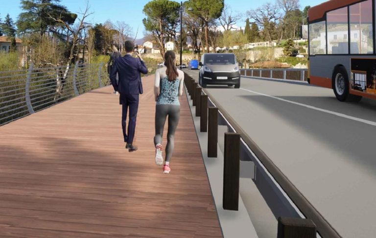 Nuovo ponte ciclopedonale di Porta d’Arce: 1.3 milioni per collegare le due sponde del Velino e riqualificare un’area di pregio