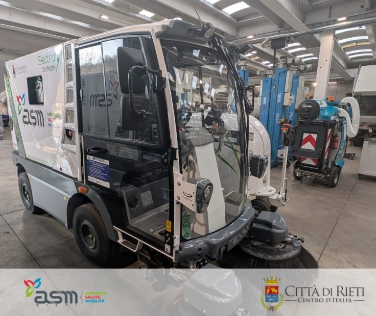 ASM Rieti presenta mezzi e attrezzature acquistati con i fondi PR FESR 21-27 – LE FOTO