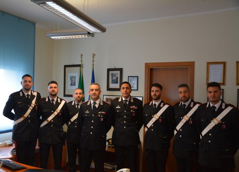 Rieti, promossi 6 carabinieri: Mattia Agostino, Gaetano Coccia, Enzo Trotta, Alessio Fidenzi, Luigi Comunale, Christian Mancini