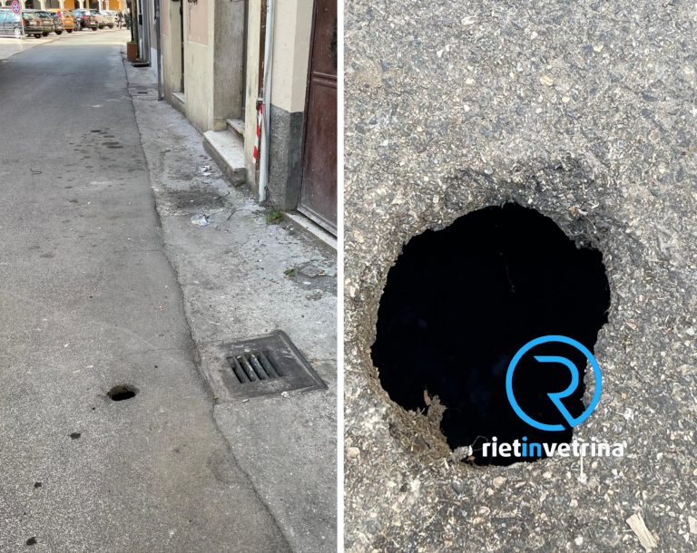 SEI TU IL REPORTER – In via San Francesco si è aperto un buco nell’asfalto
