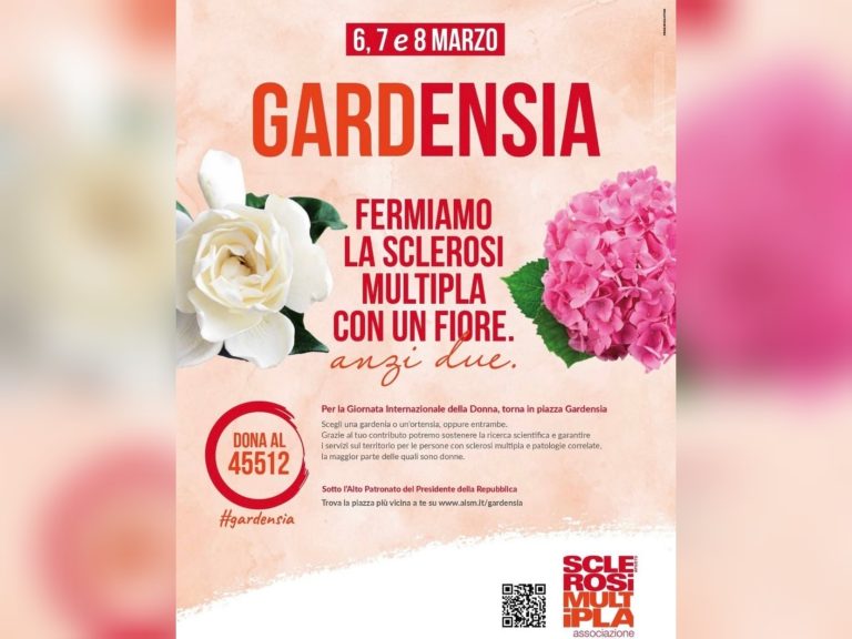 Dal 6 all’8 marzo torna a Rieti la Gardensia di AISM