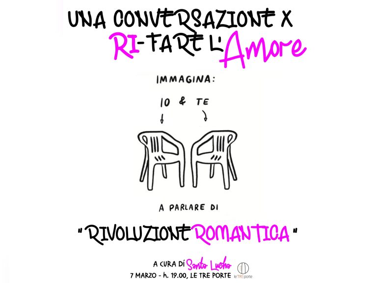 Il 7 marzo a Rieti “Immagina: io e te a parlare di rivoluzione romantica”