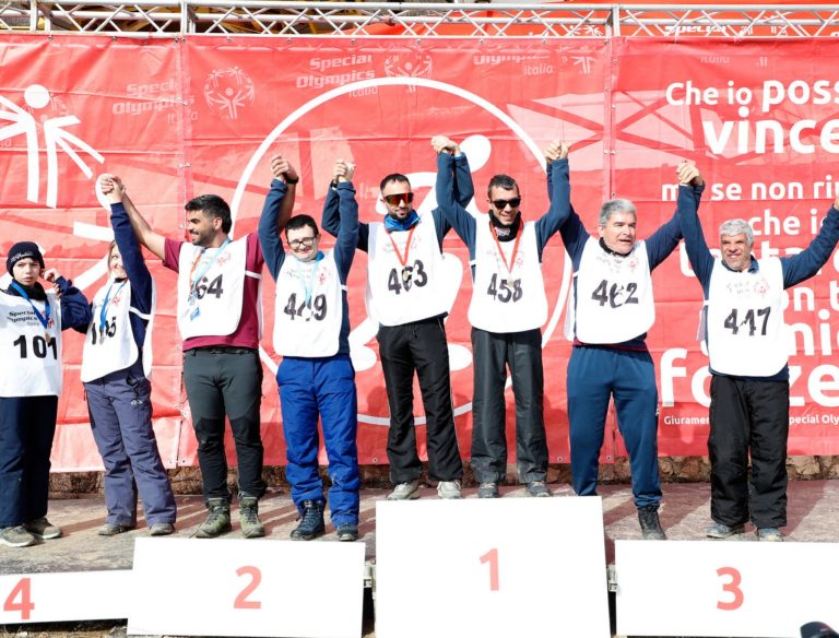 Prime medaglie per la Ricci ai Giochi Nazionali Invernali Special Olympics ad Ovindoli – LE FOTO