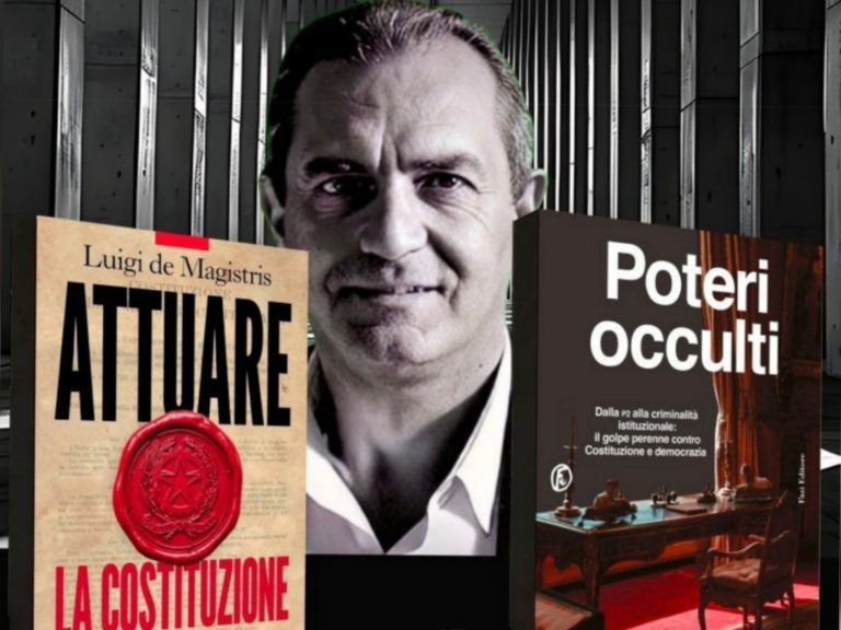 Luigi De Magistris torna a Rieti per discutere dei libri: “Attuare la Costituzione” e “Poteri Occulti”
