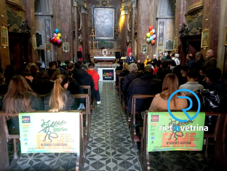 Libera Rieti ha ricordato le vittime delle mafie – LE FOTO