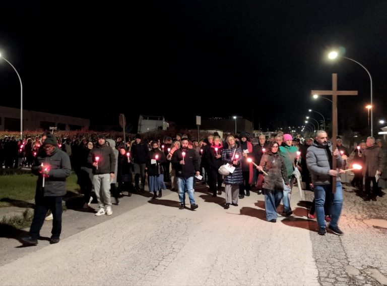 Intensa e partecipata la Via Crucis da Vazia al Carcere di Rieti